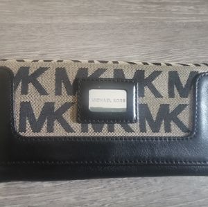 Black and Gray MK wallet